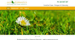 Desktop Screenshot of ecodomestics.com.au